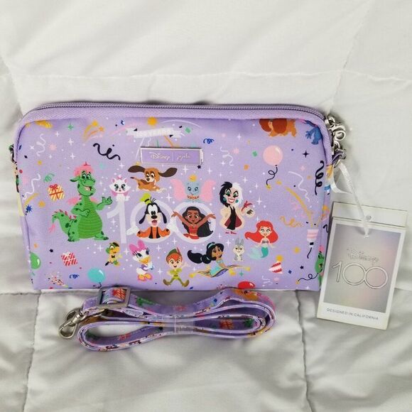 * JuJuBe Disney Be Set Century of Magic 100 Years 3 Zip Bag Pouch 2 Straps Ariel - Picture 7 of 10